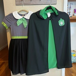 Taylor Joelle Harry Potter Slytherin Dress and Cape